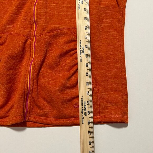 Cabela's Full Zip Sweater Fleece Lined Jacket Outdoor Orange Women's size XL - Picture 5 of 7